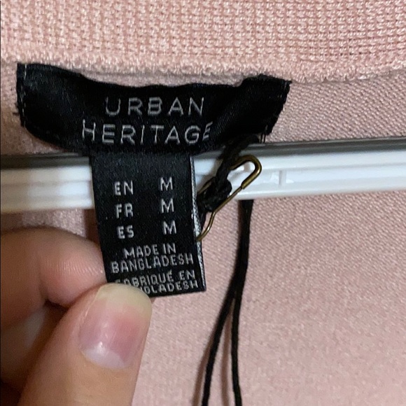 Pink Button Down Sweater - Picture 2 of 3